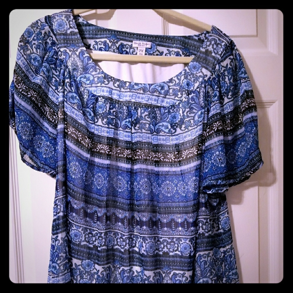 Rebecca Malone 2x blouse